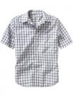 Windowpane check shirt