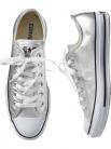 Converse All Star metallic lo-tops