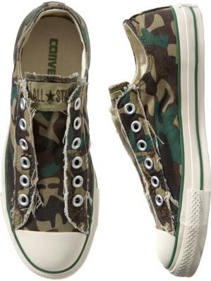 camouflage slip ons