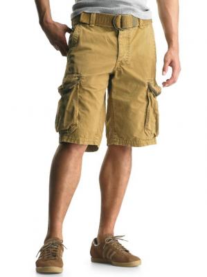 Belted cargo shorts